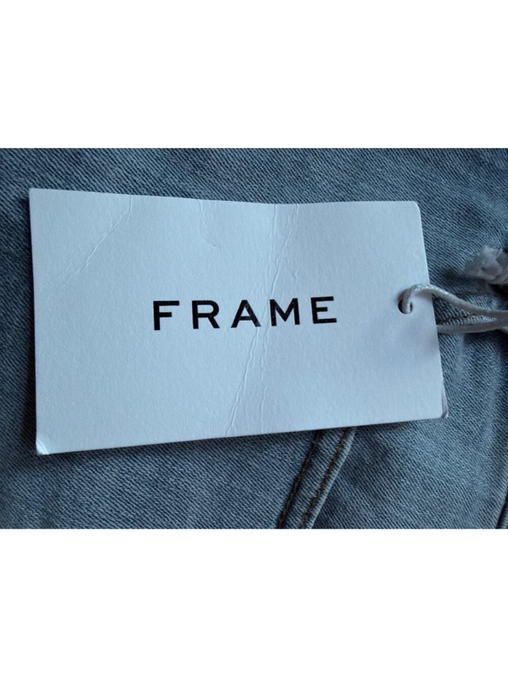 FRAME Denim Le Cropped Adagio Mini Boot Jean Blue Women's size 28 New with Tag - Picture 4 of 5